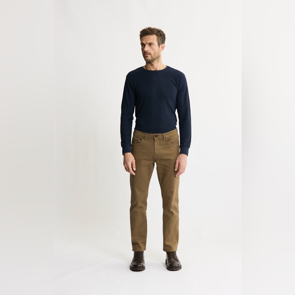 Jachs Men's Straight Fit Stretch Traveler 5-Pocket Pants
